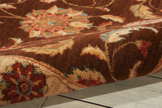 Nourison Living Treasures LI04 Brown Area Rug Detail Image