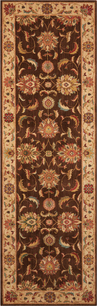 Nourison Living Treasures LI04 Brown Area Rug Runner Image