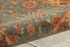 Nourison Living Treasures LI05 Aqua Area Rug Detail Image
