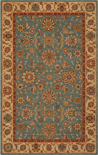 Nourison Living Treasures LI05 Aqua Area Rug 