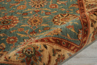 Nourison Living Treasures LI05 Aqua Area Rug Detail Image