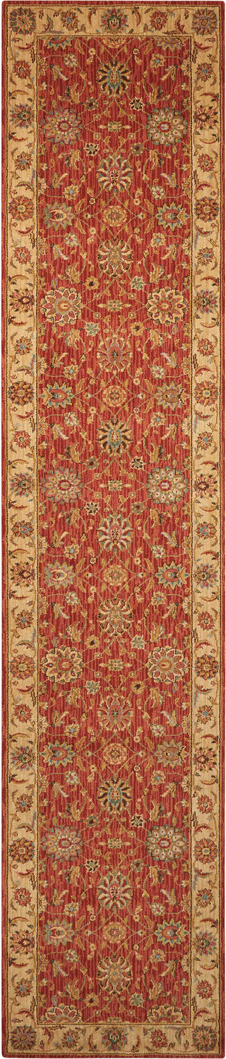 Nourison Living Treasures LI05 Rust Area Rug 2'6'' X 12' Runner