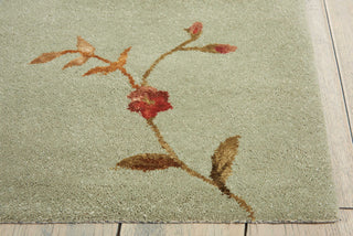 Nourison Modern Elegance LH02 Sage Area Rug Detail Image