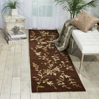 Nourison Modern Elegance LH06 Brown Area Rug Room Image