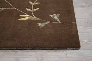 Nourison Modern Elegance LH06 Brown Area Rug 10' X 14'