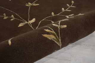 Nourison Modern Elegance LH06 Brown Area Rug 10' X 14'