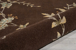 Nourison Modern Elegance LH06 Brown Area Rug 6' X 8'