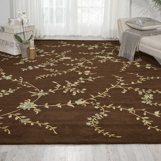 Nourison Modern Elegance LH06 Brown Area Rug 8' X 11'