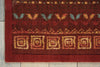 Nourison Radiant Impression LK02 Crimson Area Rug Corner Image
