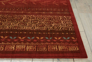 Nourison Radiant Impression LK02 Crimson Area Rug Detail Image