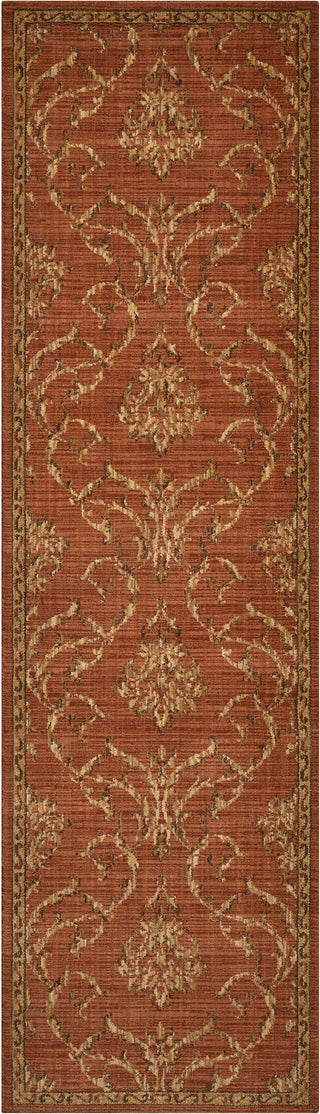 Nourison Radiant Impression LK08 Persimmon Area Rug