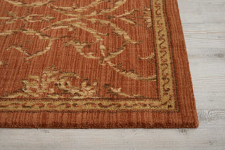 Nourison Radiant Impression LK08 Persimmon Area Rug 6' X 8'