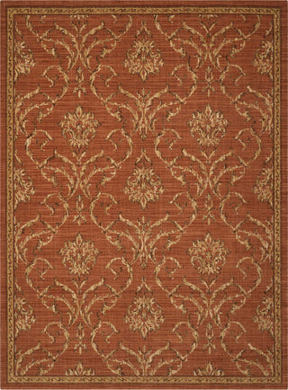 Nourison Radiant Impression LK08 Persimmon Area Rug 6' X 8'