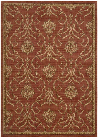 Nourison Radiant Impression LK08 Persimmon Area Rug main image