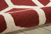 Nourison Linear LIN01 Brick Ivory Area Rug Detail Image