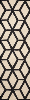 Nourison Linear LIN01 Ivory Black Area Rug