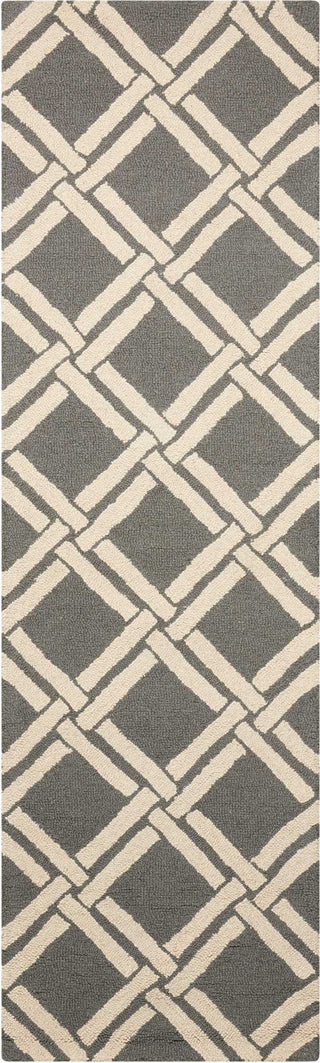 Nourison Linear LIN04 Grey Ivory Area Rug