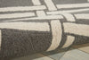 Nourison Linear LIN04 Grey Ivory Area Rug Detail Image