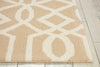 Nourison Linear LIN05 Sand Ivory Area Rug Detail Image