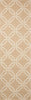 Nourison Linear LIN08 Beige Area Rug 2'3'' X 7'6'' Runner