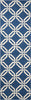 Nourison Linear LIN08 Navy Area Rug 2'3'' X 7'6'' Runner