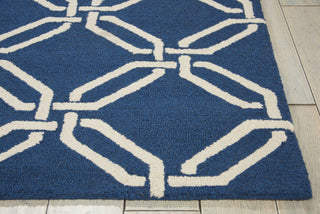 Nourison Linear LIN08 Navy Area Rug Detail Image