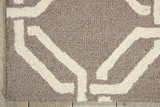 Nourison Linear LIN08 Silver Area Rug Corner Image