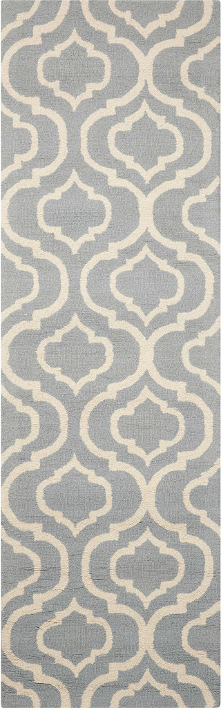 Nourison Linear LIN15 Light Blue Area Rug 2'3'' X 7'6'' Runner