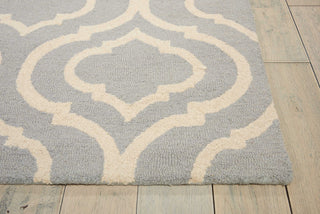 Nourison Linear LIN15 Light Blue Area Rug Detail Image