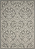 Nourison Linear LIN20 Grey/Ivory Area Rug main image