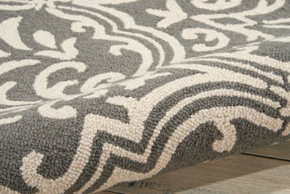 Nourison Linear LIN20 Grey/Ivory Area Rug Detail Image