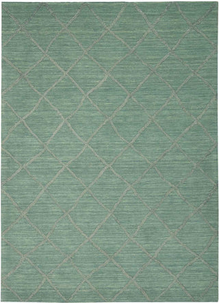 Nourison Lunette LNT01 Aqua Area Rug