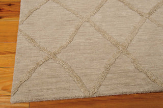 Nourison Lunette LNT01 Sand Area Rug Corner Image