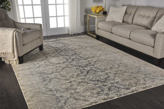 Nourison Luminance LUM03 Sea Mist Area Rug Room Image Feature