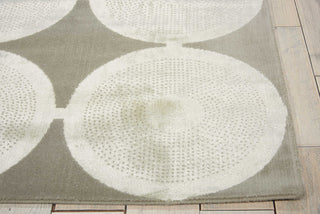 Nourison Luminance LUM02 Feather Area Rug Detail Image