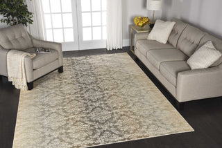 Nourison Luminance LUM03 Sea Mist Area Rug Room Image