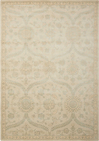 Nourison Luminance LUM04 Cream Mint Area Rug 