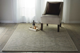 Nourison Luminance LUM04 Cream Mint Area Rug Room Image