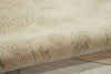 Nourison Luminance LUM04 Cream Mint Area Rug Detail Image