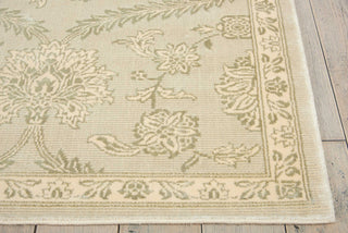 Nourison Luminance LUM04 Cream Mint Area Rug Detail Image