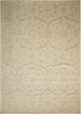 Nourison Luminance LUM04 Cream Mint Area Rug 