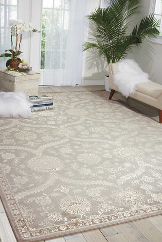 Nourison Luminance LUM04 Ironstone Area Rug Room Image