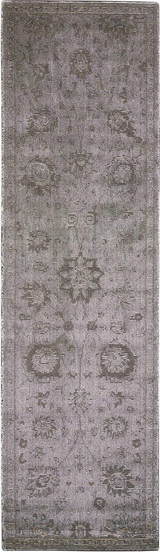 Nourison Luminance LUM06 Graphite Area Rug 2'3'' X 8' Runner