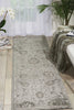 Nourison Luminance LUM06 Graphite Area Rug Room Image Feature