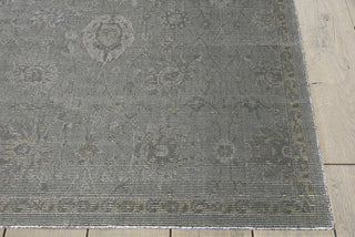 Nourison Luminance LUM06 Graphite Area Rug Detail Image