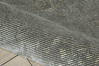 Nourison Luminance LUM06 Graphite Area Rug Detail Image