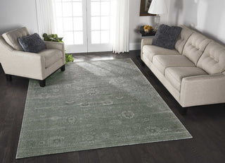 Nourison Luminance LUM06 Graphite Area Rug Room Image