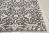 Nourison Luminance LUM08 Graphite Area Rug Detail Image