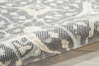 Nourison Luminance LUM08 Graphite Area Rug Detail Image