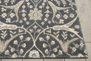 Nourison Luminance LUM08 Graphite Area Rug Detail Image